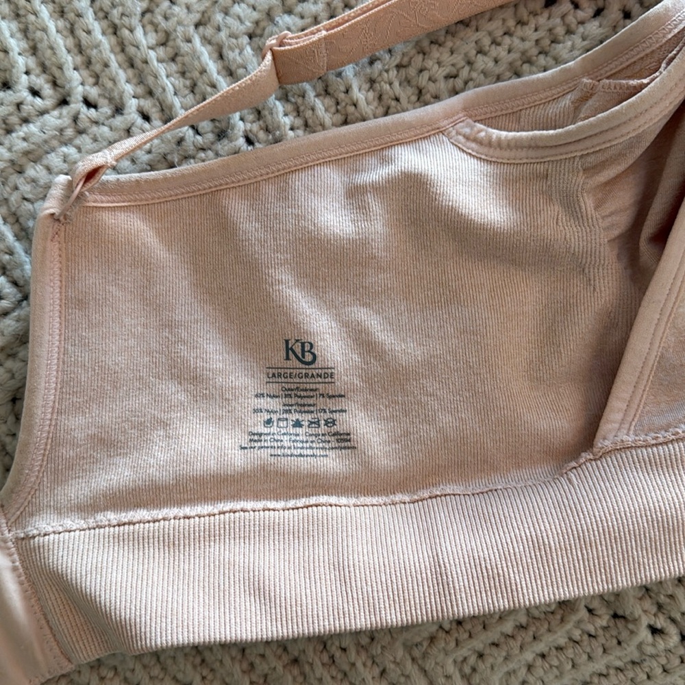 Kindred Bravely Pink Pumping and Nursing Bra size large - Picture 2 of 4